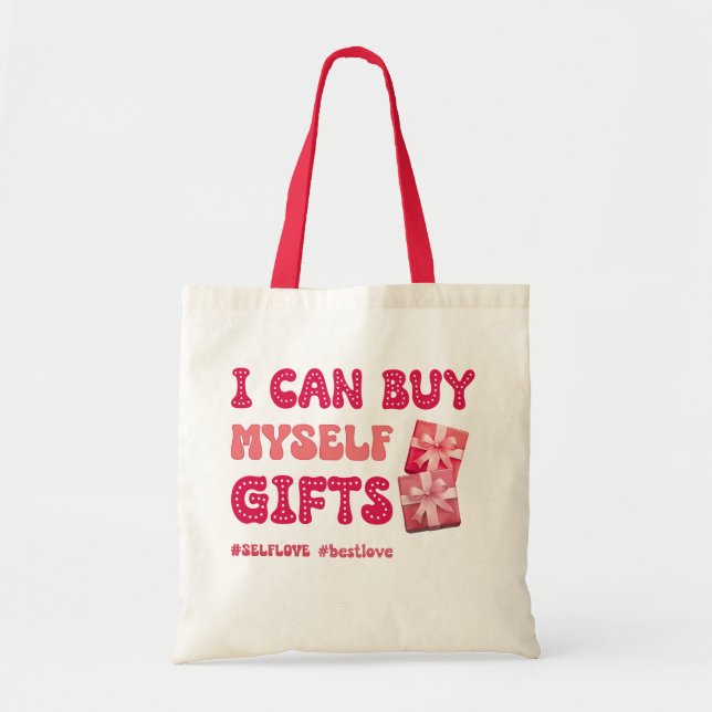 Funny Valentines dag Self kärlek Tygkasse (Framsidan)