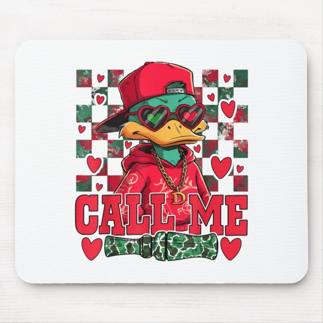 Funny Valentine's Day Boy Duck Hunting Call Me Tod Musmatta (Framsidan)