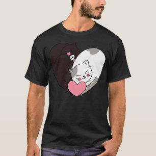 Funny Valentines day Cats Kitten Valentine Cat Pap T Shirt