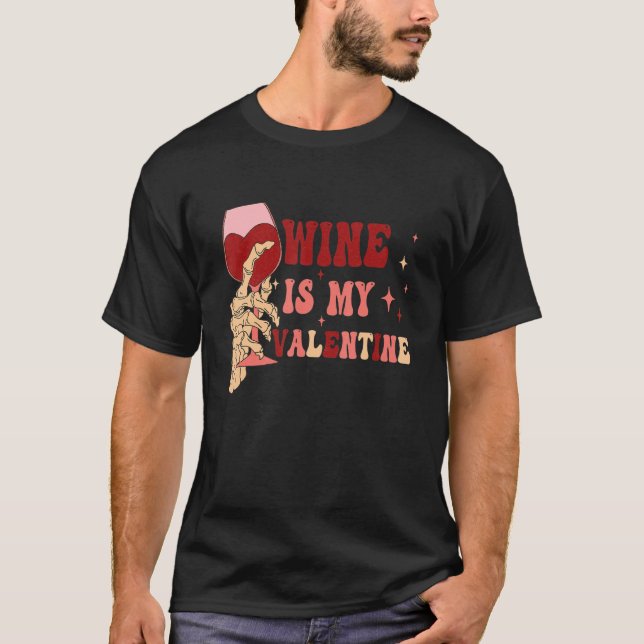 Funny Valentines day Graphic Shirt Groovy Heart Wi T (Framsida)