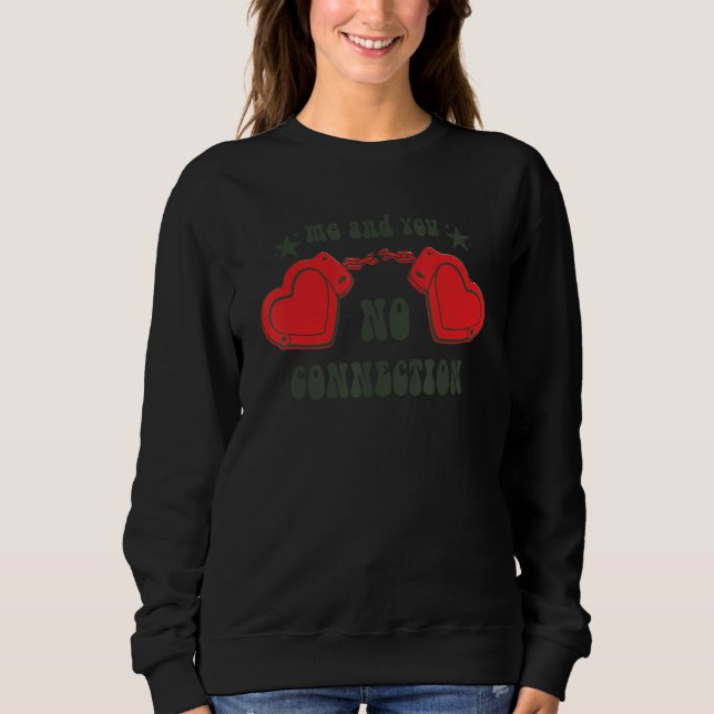 Funny Valentine's Day Heart Handcuff Self Love Clu T Shirt (Framsida)