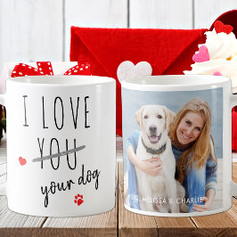 Funny Valentines day I Kärlek Ditt Anpassningsbar- Kaffemugg