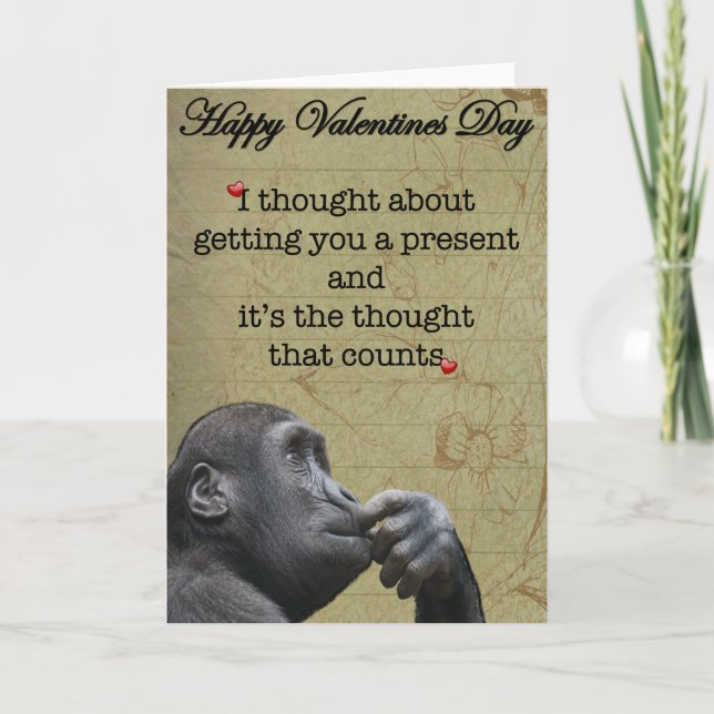 Funny valentines day-kort helgkort (Framsida)