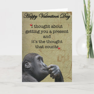 Funny valentines day-kort helgkort
