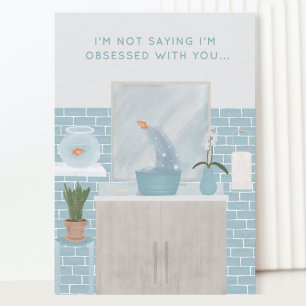 Funny Valentines day-kort Kort