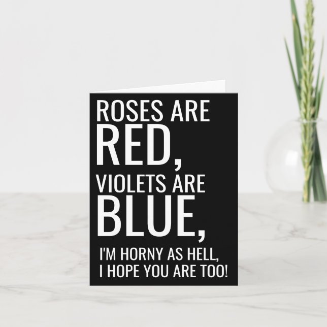 Funny Valentines day-kort, Valentines day-kort Helgkort (Framsida)