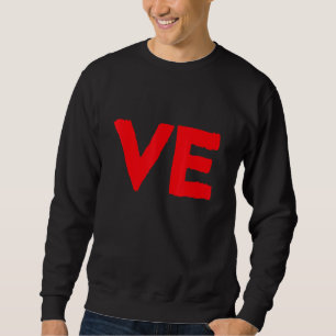 Funny Valentines day Matching Kärlek par P 2 Lång Ärmad Tröja