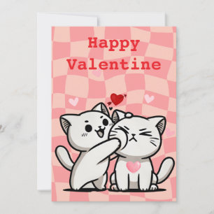 Funny valentines day-platta Helgdag-kort Julkort