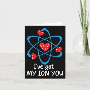 Funny Valentines day Science Teacher Ive Har My Io Kort