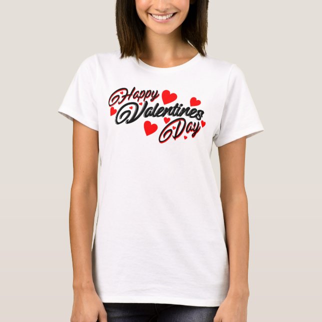 Funny valentines day T-Shirt (Framsida)