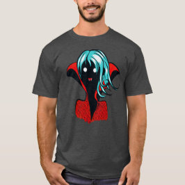 Funny Vampire Girl Character Halloween T Shirt