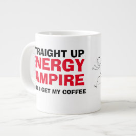 Funny Vampre Humor Morgon Meme Jumbo Mugg