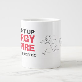 Funny Vampre Humor Morgon Meme Jumbo Mugg