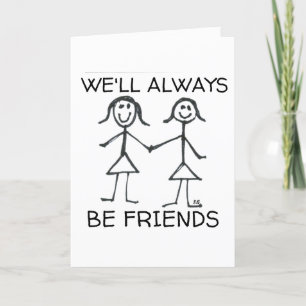 FUNNY VÄNSKAP Best kompis GREETING CARD Helgkort