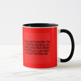 FUNNY VÄNSKAP QUOTES RANDOMLY BLURING OUT LYRI MUGG