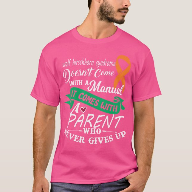 Funny Varg Hirschhorn Syndrome Awareness T Shirt (Framsida)