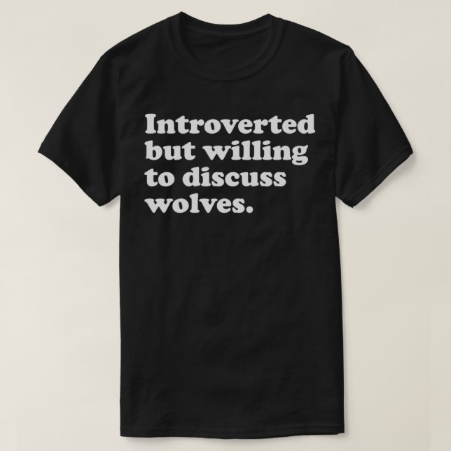 Funny Varg Vargar Manar Kvinnor eller Kids Pullove T Shirt (Design framsida)