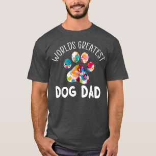 Funny Världsmästare Hund Pappa för Far Kärlek do T Shirt