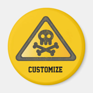 Funny varningssignalThunder_Cove Magnet