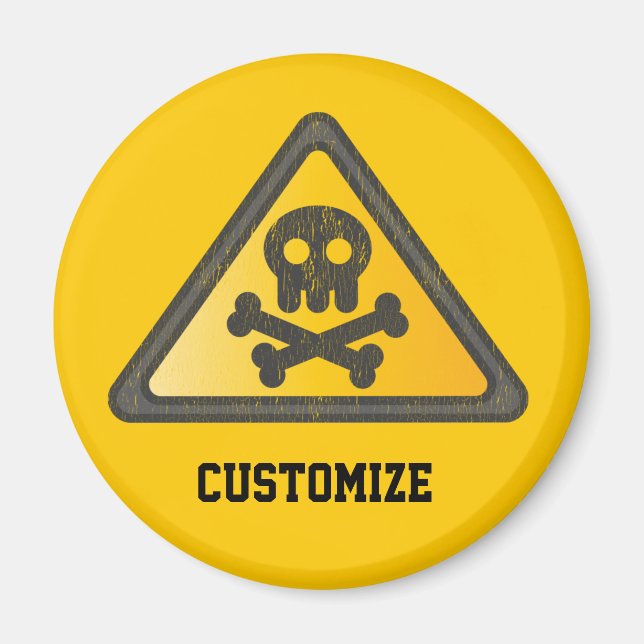 Funny varningssignalThunder_Cove Magnet (Framsidan)