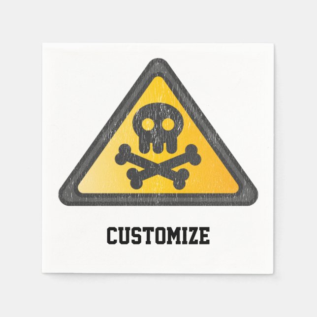 Funny varningssignalThunder_Cove Pappersservett (Framsidan)