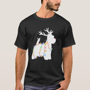 Funny Väster Highland White Terrier Hund Christm T Shirt