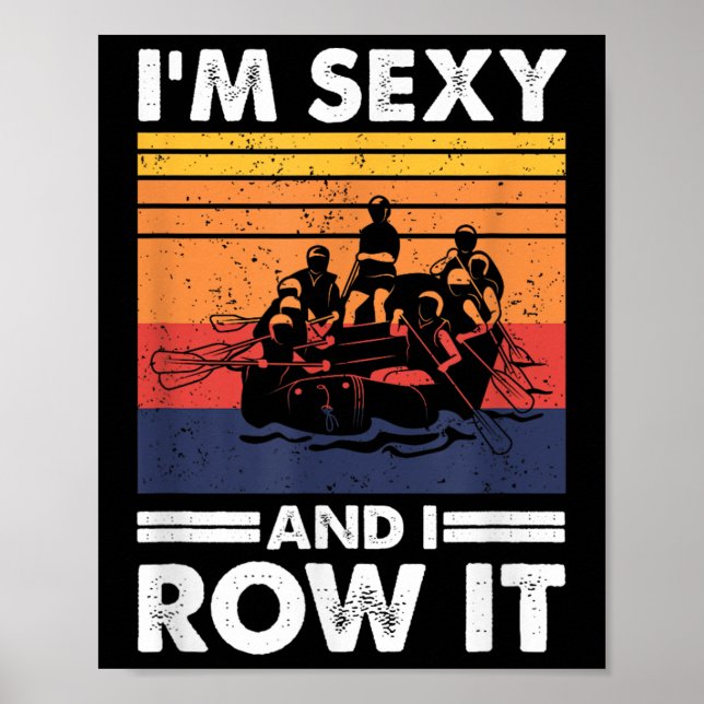 Funny Vatten sport Whitewater Raiting Poster (Framsidan)