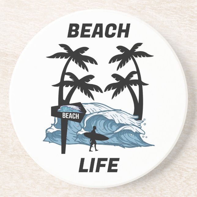 Funny Vatten Wave Underlägg (Framsidan)