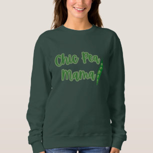 Funny Vegan Chic Pea Mamma Women's Sweatshirt T Shirt