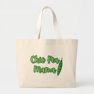 Funny Vegan Chic Pea Mammas Jumbo Tygkasse