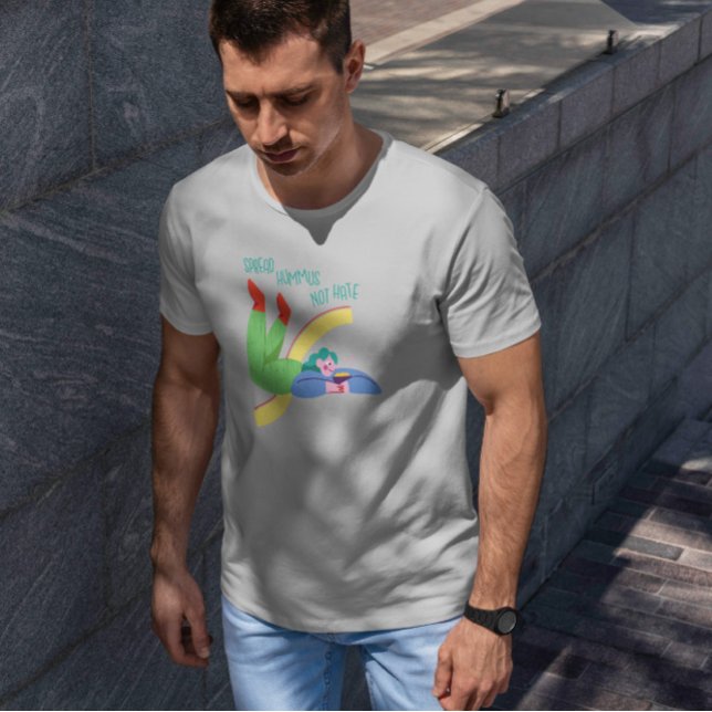 Funny Vegan Hummus T Shirt (Skapare uppladdad)