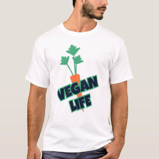 Funny Vegan Life Carrot Gift T Shirt
