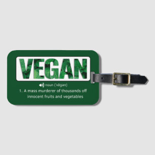 Funny Vegan Quotes Typography Bagagebricka