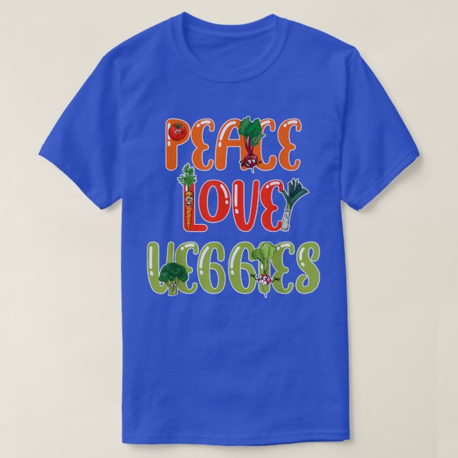Funny Vegetarian Gift Men Women Cool Vegan Veggie  T Shirt (Design framsida)