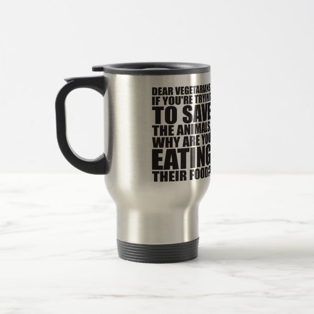 Funny Vegetarian Joke Resemugg (Vänster)