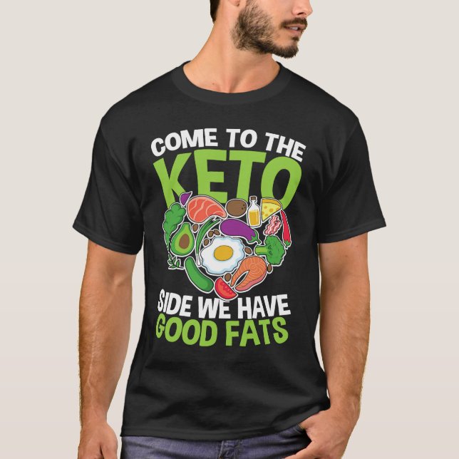 Funny Vegetarian Saying Healthy Diet T Shirt (Framsida)