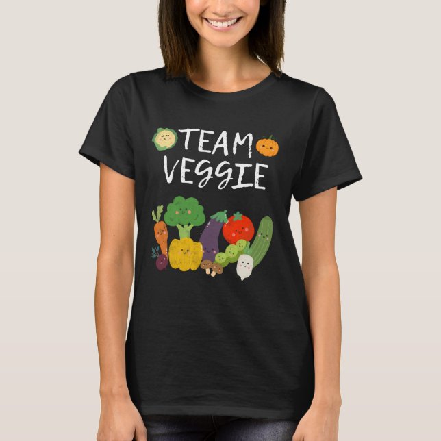 Funny Veggie Vegan Plant Vegetarian T Shirt (Framsida)