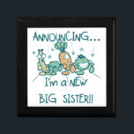 Funny Veggies New Big Sister Minnesask<br><div class="desc">Lönsam Veggies New Big Sister T-shirts,  karosseri,  nyckelringar,  knappar,  påsar,  mugg,  klistermärken,  kort och andra stora systerartiklar som innehåller flera fånig med ögon och text som lyder "Anouncing... I är NEW BIG SISTER!".</div>