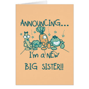 Funny Veggies New Big Sister OBS Kort