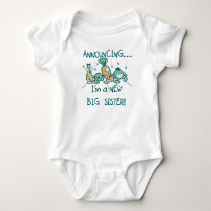 Funny Veggies New Big Sister Tee Shirt