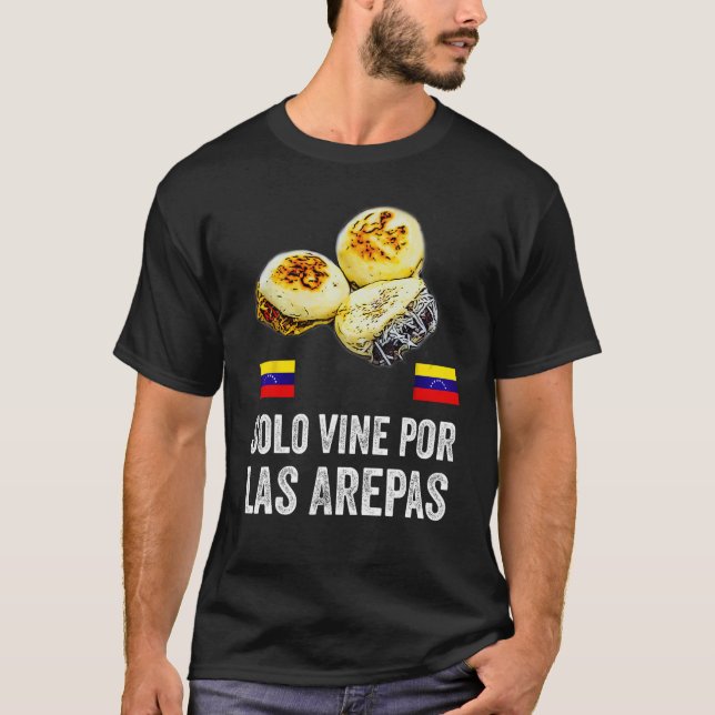 Funny Venezuela Flagga Comida Venezolana Arepas Ba T Shirt (Framsida)