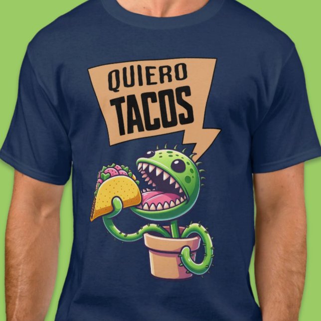 Funny Venus Fly Trap Taco Spain Shirt T Shirt (Funny Venus Fly Trap Taco Spanish Shirt)