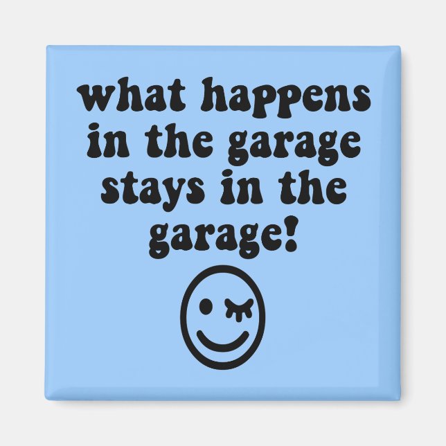 Funny verkstad magnet (Framsidan)