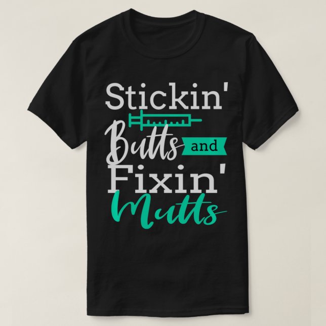Funny Vet Tech Veterinarian Veterinary Technician  T Shirt (Design framsida)