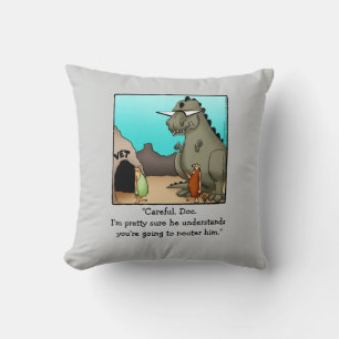 Funny Veterinär Humor Pillow Kudde