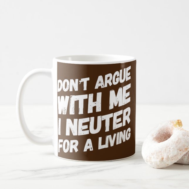 Funny Veterinarian Vet Animal Dog Doctor Kaffemugg (Med munk)