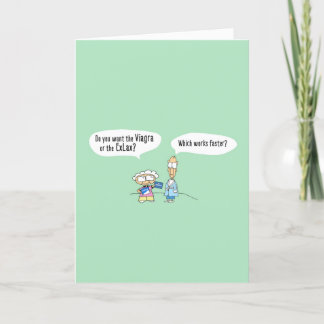 Funny Viagra Birthday Card - 009B Kort