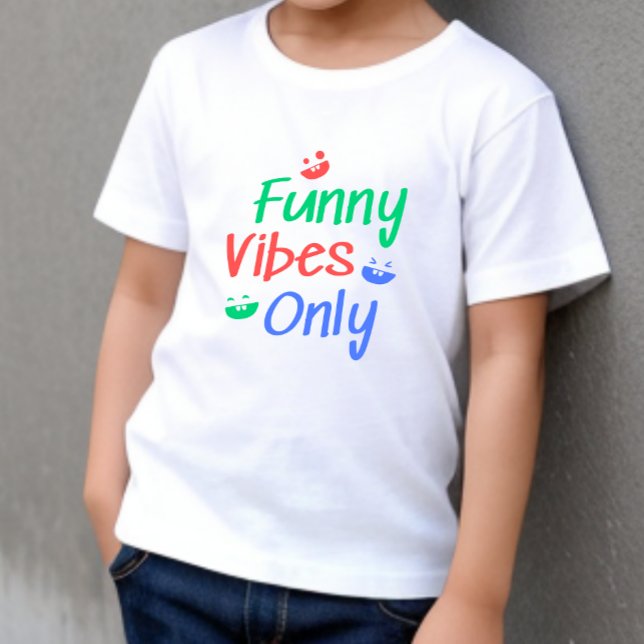 Funny Vibes Baby T-shirt | DP7Art (Skapare uppladdad)