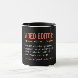 Funny videoredigerardefinition mugg