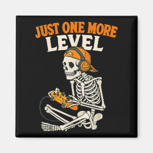 Funny videospel Halloween Skeleton Gamer Costume Magnet